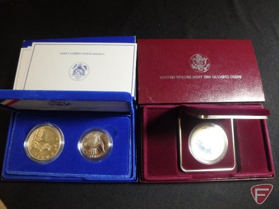 1988 Olympic Proof Silver coin in original packaging