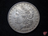 1878 Morgan Silver Dollar, 8 tail feather variety, XF