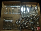 Gorham Sterling Chantilly Pattern Silverware 12 place setting with extra pieces: