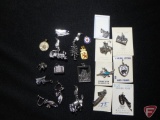 (16) Vintage Sterling Silver or silver-like charms for charm bracelets