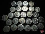 (18) 40% Silver Kennedy Half Dollars, misc. dates