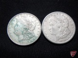 1921 D Morgan Silver Dollar XF to AU, 1921 S Morgan Silver Dollar VF