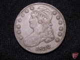 1832 Bust Half Dollar, large letters, F or better