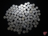 (107) Mercury Dimes, mostly avg. circ., many early dates