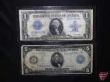 Series of 1914 $5 Federal Reserve note from MPLS 9-1 VG
