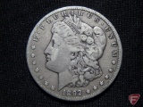 1892 CC Morgan Silver Dollar VG