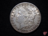 1890 S Morgan Silver Dollar XF to AU