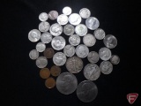 (7) Silver Washington Quarters misc. dates, (2) Walking Liberty Half Dollars avg. circ.,