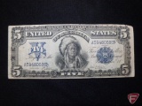 Series of 1899 $5 Silver Certificate Lyons and Roberts signatures VG