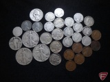 (3) Walking Liberty Half Dollars G or better common dates,