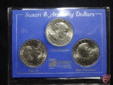 1979 Susan B. Anthony Dollar Coin Set BU P, D, & S