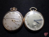 Gents Helbros 10K Yellow rolled Gold plate 14 size 17-jewel manual-wind pocket watch