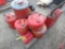 Metal gas and oil fuel cans
