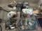 Contents of pallet: small charcoal grill, (2) electric coffee percolators, digital scale, flashlight
