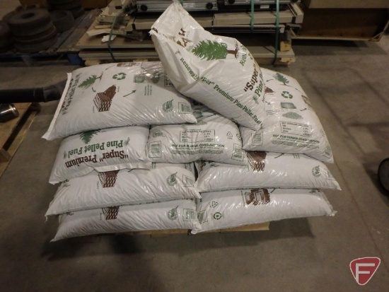 Super Premium Pine Pellet Fuel 40 lb bags (12 full and 1 partial)