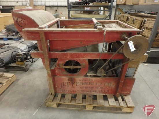 A.T. Ferrell & Co. grain cleaner fanning mill