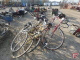 (5) bicycles: Schwinn, Hiawatha, ITOH