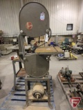 Delta band saw on stand with 1/2hp electric motor, 94