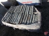 Landscape block/pavers: Unilock river stone 12x12 bluestone, 36 sqft per pallet