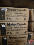(3) Crane Plumbing Chelsea/Cranada 1280V White China Lavatory sinks, 20
