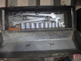Craftsman toolbox with combination wrench set (1-1/16 to 1/4)