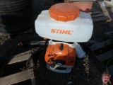 Stihl SR450 backpack chemical blower with 14L tank