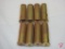 10 gauge full brass casings (8)