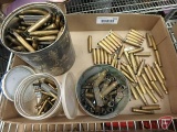 Brass casings; .30-06, .22 Hornet and others