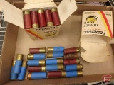 12 gauge ammo (43) rounds, #5, #7.5, paper shells