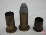 .50 Maynard Carbine cartridge and (2) casings