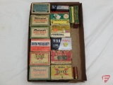 16 gauge ammo approx. (266) rounds, #2, #4, #6, slugs, vintage boxes