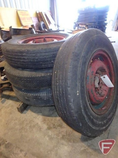 (4) tires on rims