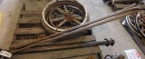 Model T drive shaft with support rods