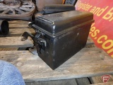 Model T coil box with cover, ready for coils