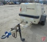 1998 Ingersoll Rand P185WJD portable air compressor, 934 hours showing, SN: 293810UHI221