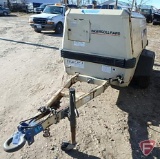 1998 Ingersoll Rand P185WJD portable air compressor, 293 hours showing SN: 293809UHI221