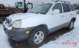 2003 Hyundai Santa Fe Multipurpose Vehicle (MPV), VIN # KM8SC73D23U446778