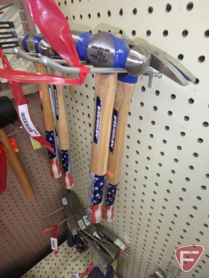 Vaughan claw and ball peen hammers