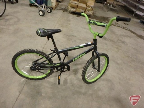 Huffy 20" boy's youth bicycle, green and black