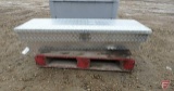 Aluminum diamond plate truck tool box