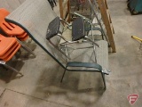 Patio chair, stool, Durham 2-step stool