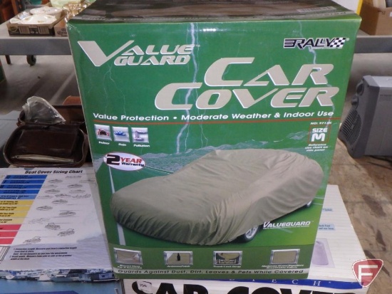 Riptide Premium Boat Cover Size C Value Guard Car Cover Size M And Bondtech Car Cover Size C Estate Personal Property Personal Property Online Auctions Proxibid