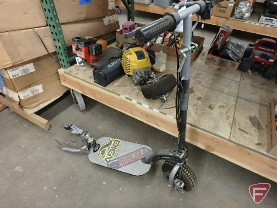 Electric scooter with accessories, may not be complete, Robin Subaru EH035  4stroke gas motor | Estate & Personal Property Personal Property | Online  Auctions | Proxibid