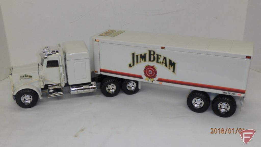 Jim Beam Gold Semi 18 Wheeler Decanter The Best Picture Of Beam