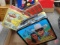 (3) metal lunch boxes, Lone Ranger, Roy Rogers and Dale Evans, and plaid.