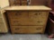 Wood dresser/storage cabinet, 4 drawers, 28inHx38inWx18.5inD