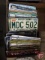 License plates, Minnesota, 60s, 70s, 80, 11 matching pairs, singles from Minnesota and one