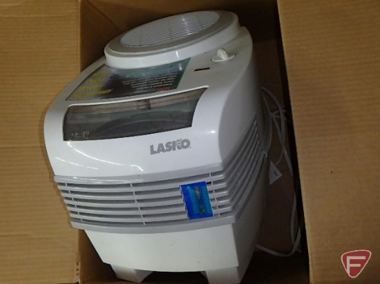 Lasko Natural Cascade humidifier and Patton fan
