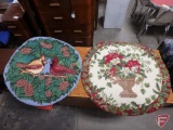 (2) Round rugs, largest is 36in. Both