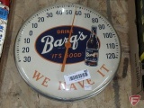 Barqs Root Beer outdoor thermometer